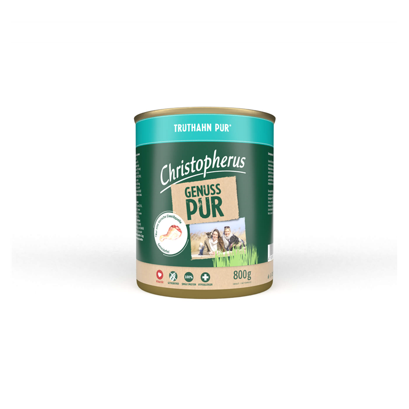Christopherus Pur Truthahn 800g-Dose