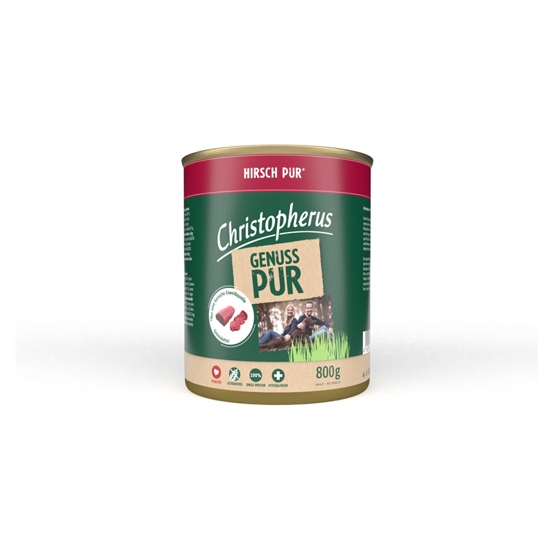 Christopherus Pur Hirsch 800g-Dose