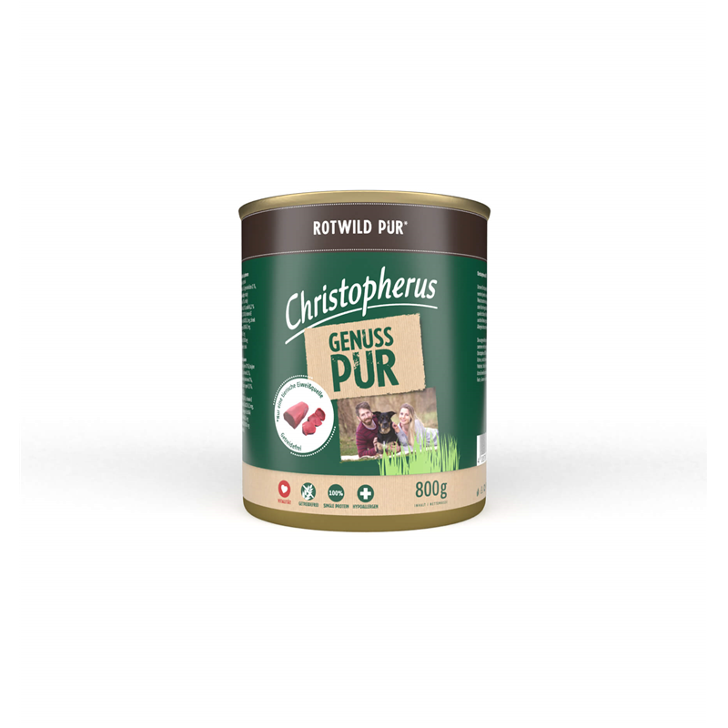 Christopherus Pur Rotwild 800g-Dose