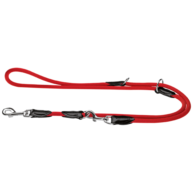 Hunter Verstellbare Führleine Freestyle rot 8 mm/200 cm