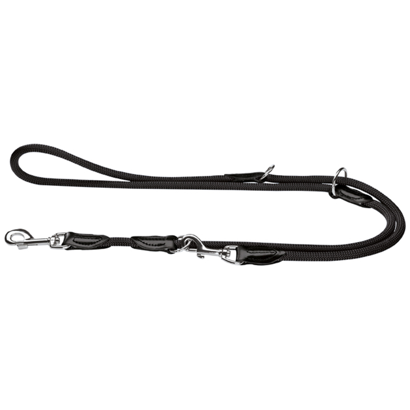 Hunter Verstellbare Führleine Freestyle schwarz 10 mm/200 cm