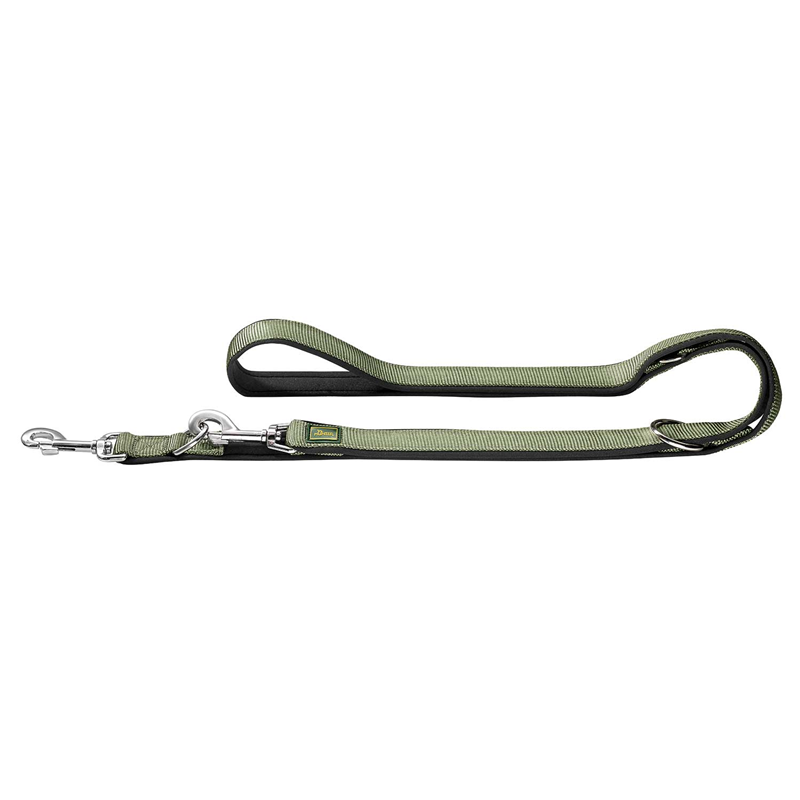 Hunter Verstellbare Führleine Neopren oliv/schwarz 25/200