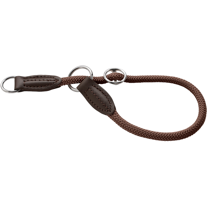 Hunter Dressurhalsung Freestyle dunkelbraun 30 cm / 8 mm / XS -S