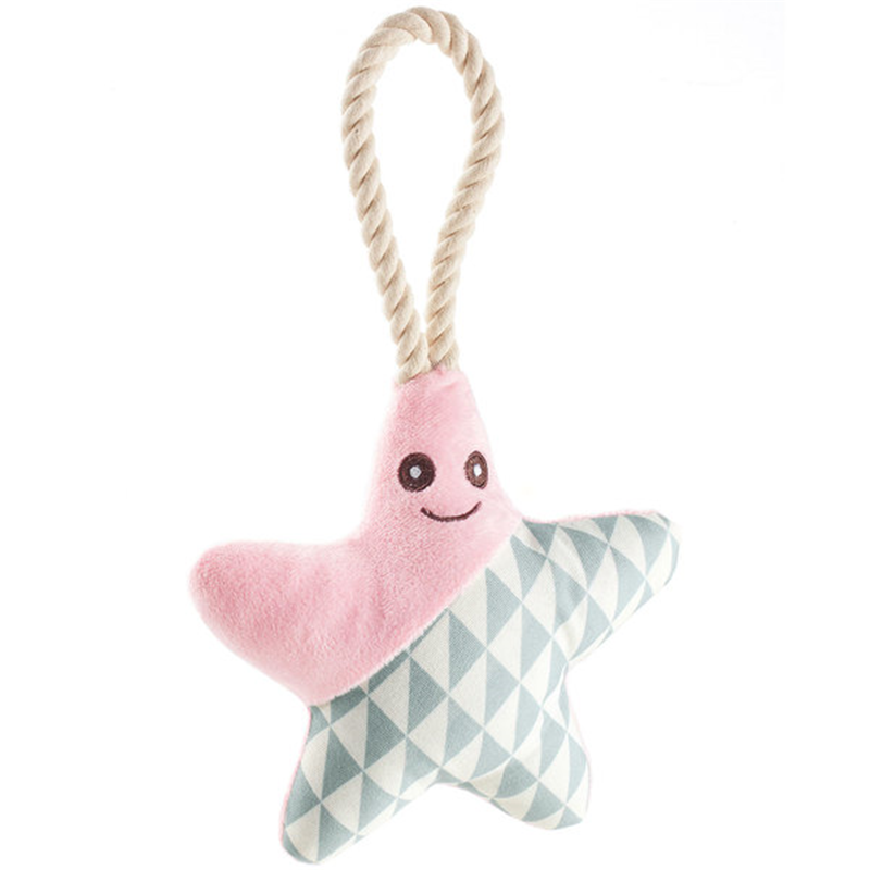 Hundespielzeug Salima Stern rosa, 29 cm