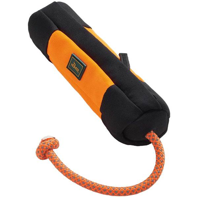Hunter Trainer Snack Dummy mit Seil orange/schwarz
