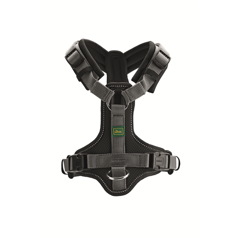 Hunter Geschirr Sicherheit Maldon 47-69/S-M Mesh schwarz/grau