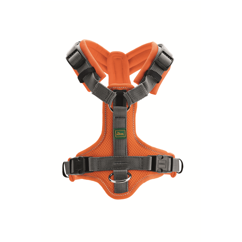 Hunter Geschirr Sicherheit Maldon 37-53/XS-S Mesh orange/grau