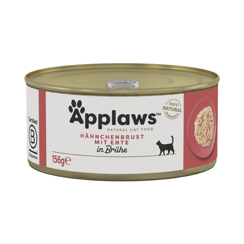 Applaws Katzen Nassfutter mit Hühnchenbrust und Ente 156 g