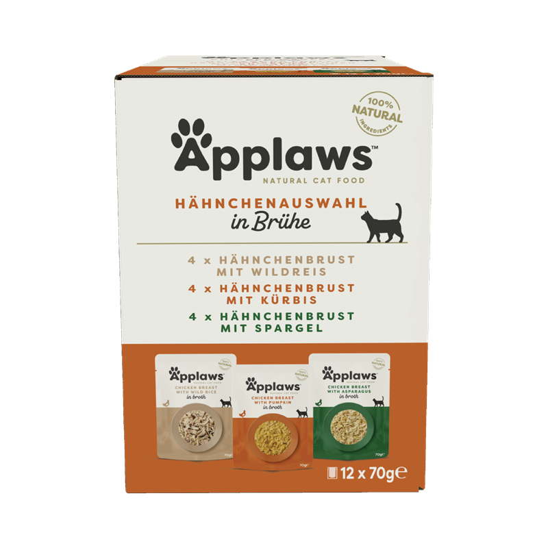 Applaws mit Hühnchen im Multipack 12 x 70 g