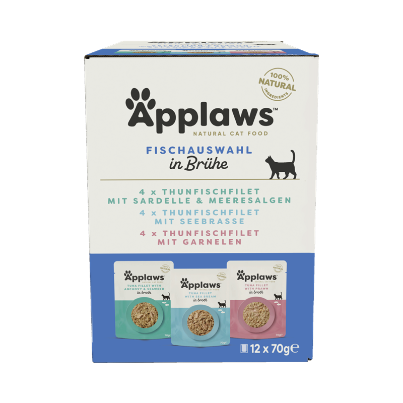 Applaws Nassfutter Fisch Selection 12 x 70 g