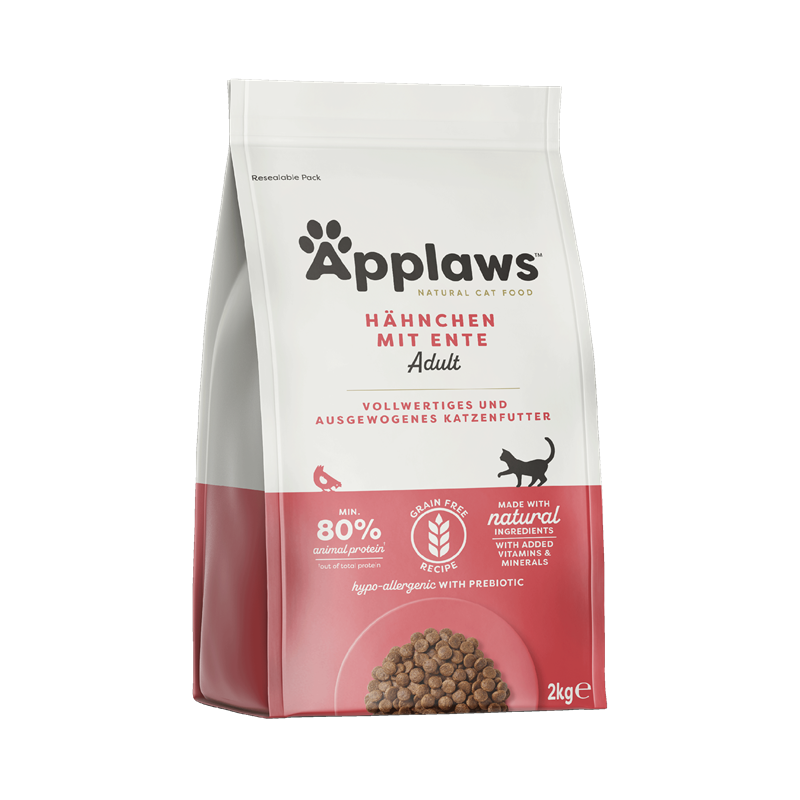 Applaws Katzen Trockenfutter Hünchen und Ente 2 kg