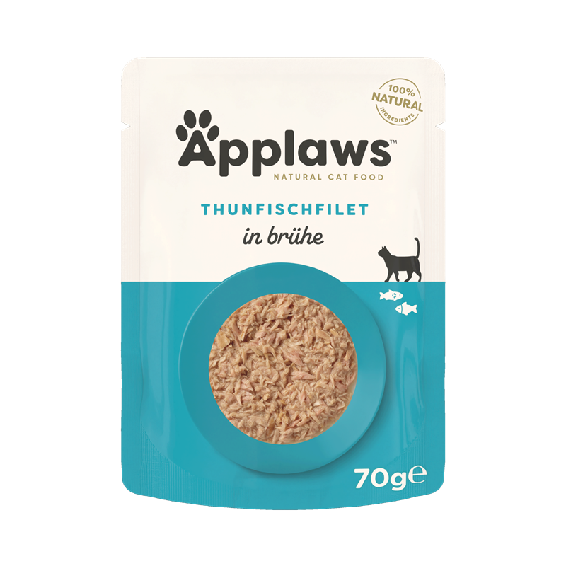 Applaws Katzen Nassfutter mit Thunfischfilet 70g