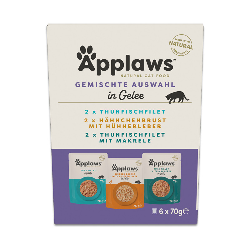 App Cat PB MP Gelee Selection Taster Pack 6 x70 g