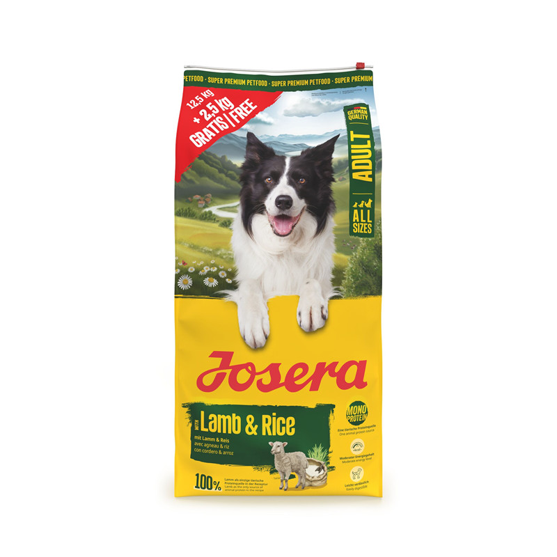 Josera Dog Lamb & Rice 12,5 kg +2,5 kg