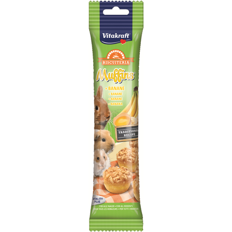 Vitakraft Muffins® + Banane 5er-Pack