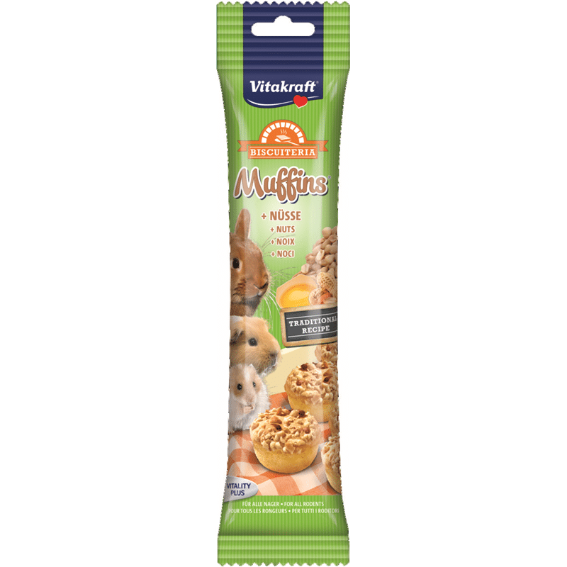Vitakraft Muffins® + Nüsse 5er-Pack