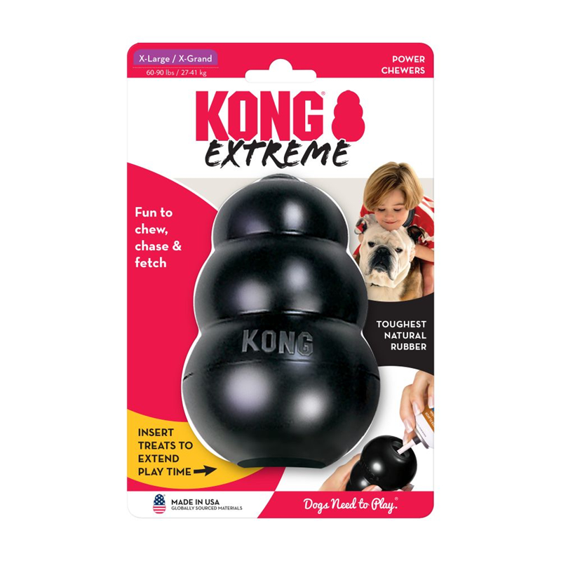 KONG Extreme schwarz 9 cm M