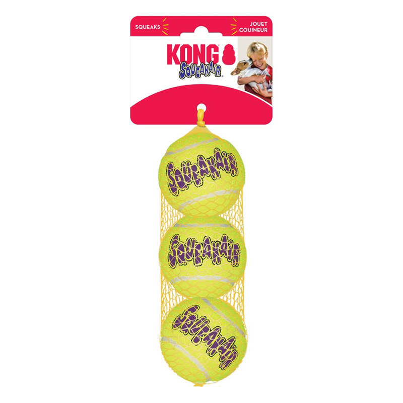 KONG SqueakAir Balls M 3 Stück