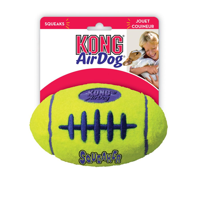 KONG Airdog Squeaker Football L