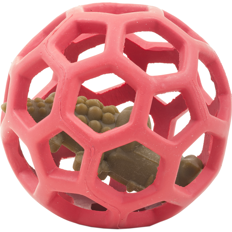 Gitterball L diverse Farben mit original Whimzees Kausnack