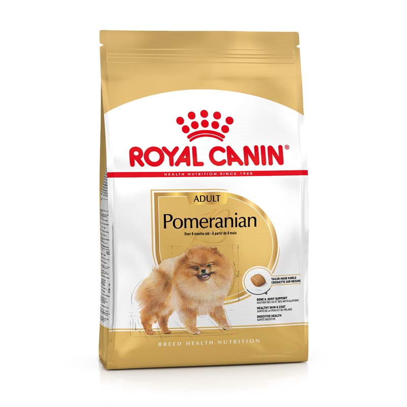 Royal Canin POMERANIAN BREED ADULT Trockennahrung für ausgewachsene Zwergspitze (>8 Monate)