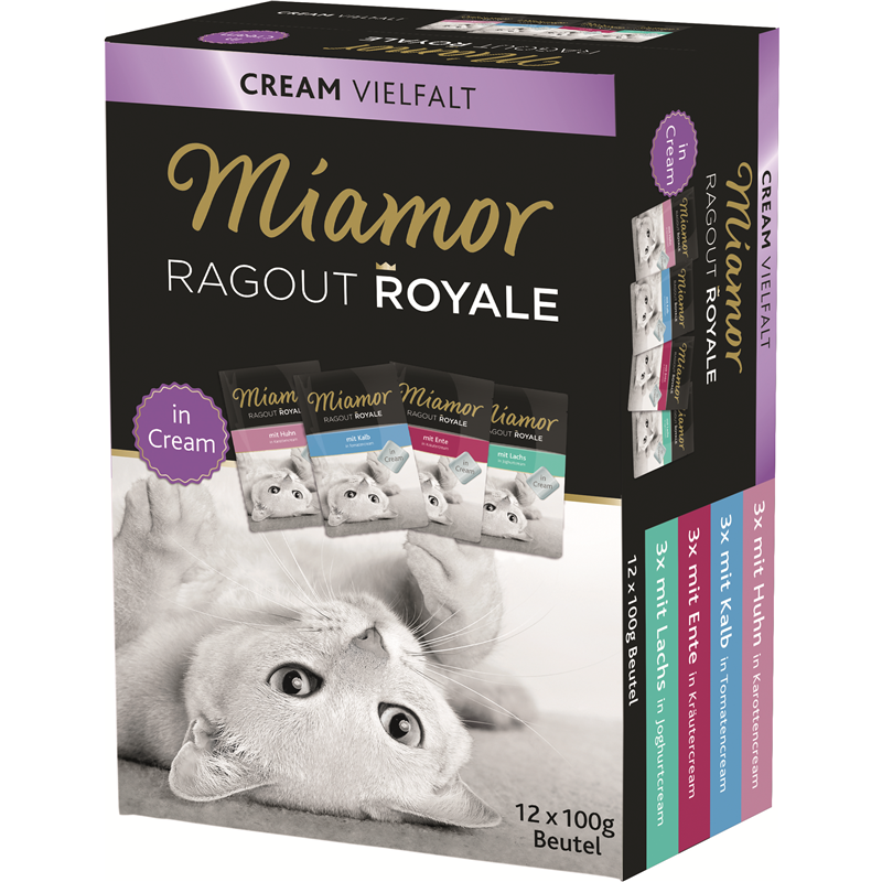 Miamor Ragout Royale Cream Vielfalt MB 12 x 100 g