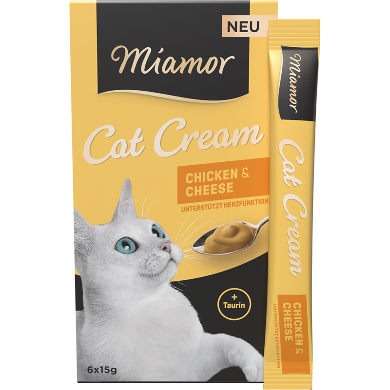 Miamor Cat Cream Chicken-Cheese 6 x15 g