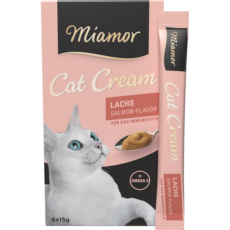 Miamor Cat Snack Lachs-Cream 6x16g