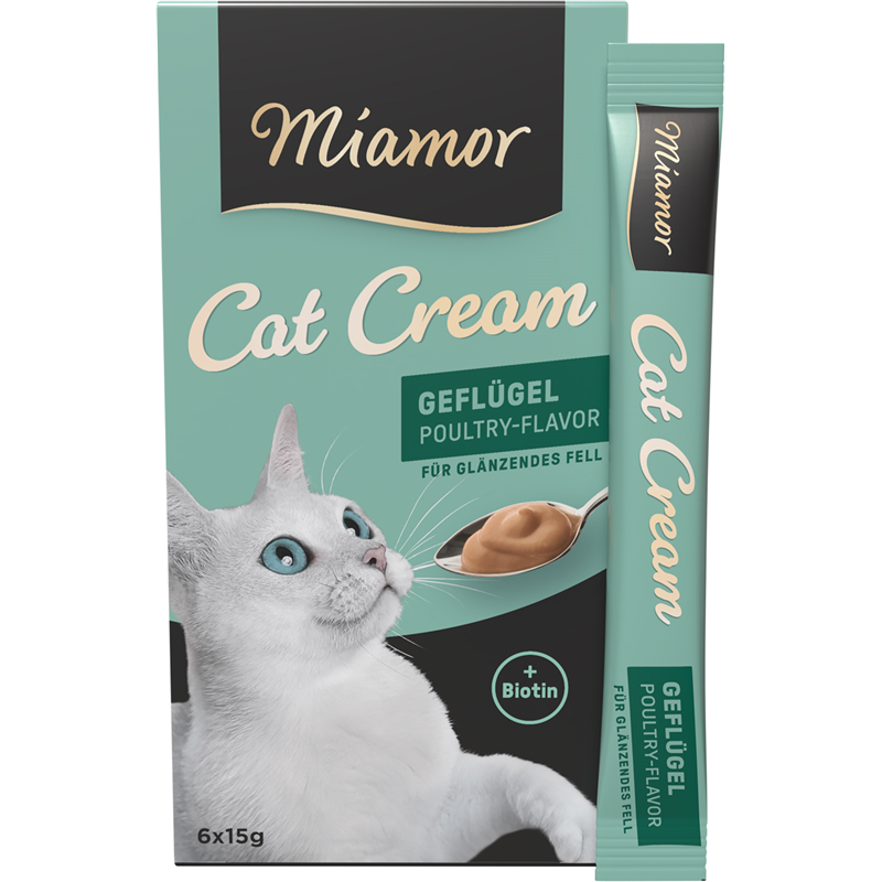 Miamor Cat Snack Geflügel-Cream 6 x16 g