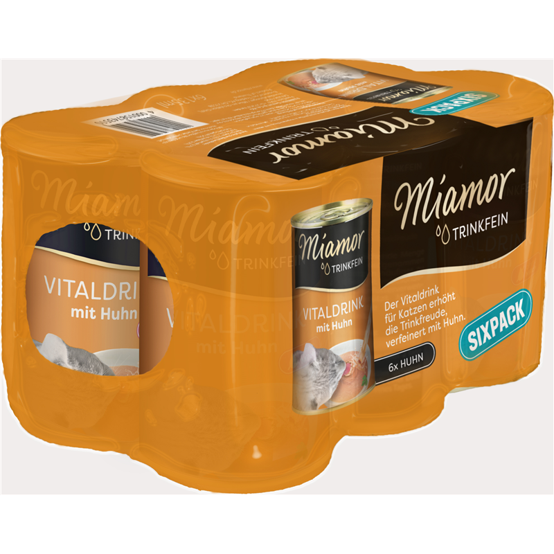 Miamor Trinkfein Vitaldrink Huhn Sixpack 6x135ml