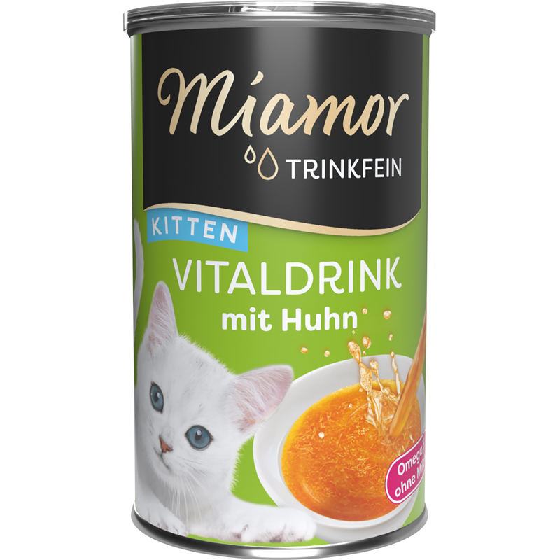 Miamor Trinkfein Vitaldrink Kitten mit Huhn 135 ml