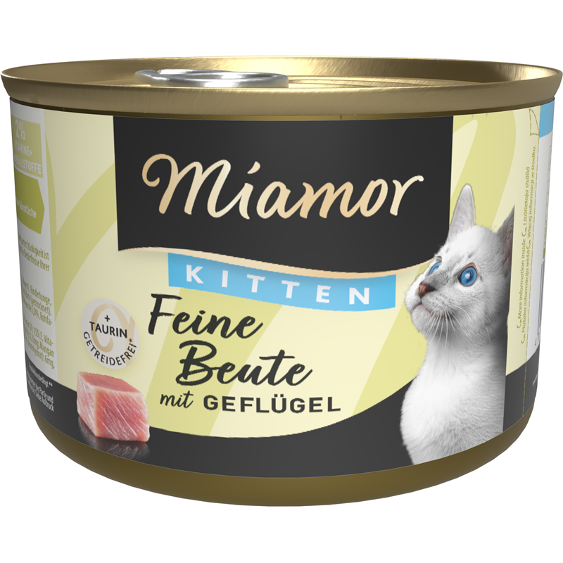 Miamor Feine Beute Kitten Geflügel 185g