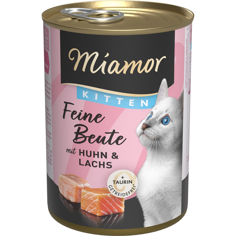 Miamor Feine Beute Kitten Huhn & Lachs 400g