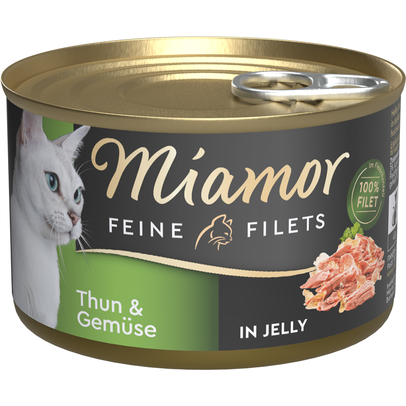 Miamor Feine Filets Thunfisch & Gemüse 185g Dose
