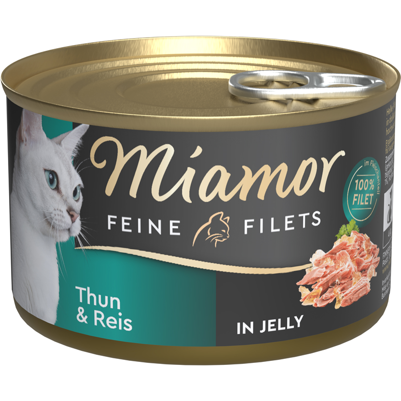 Miamor Feine Filets Thunfisch & Reis 185g Dose