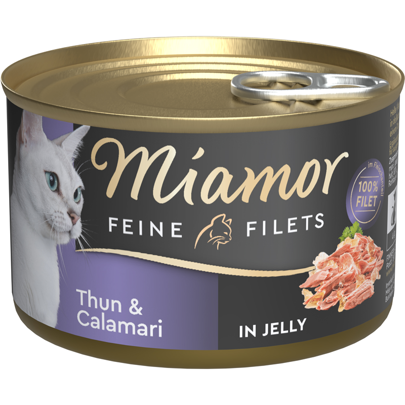 Miamor Feine Filets Thunfisch & Calamari 185g Dose