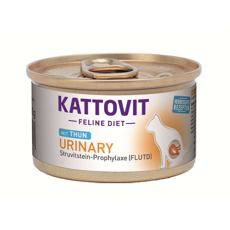 Kattovit Feline Diet Urinary Thun - Struvitstein-Prophylaxe FLUTD (C-Rezeptur) 85 g