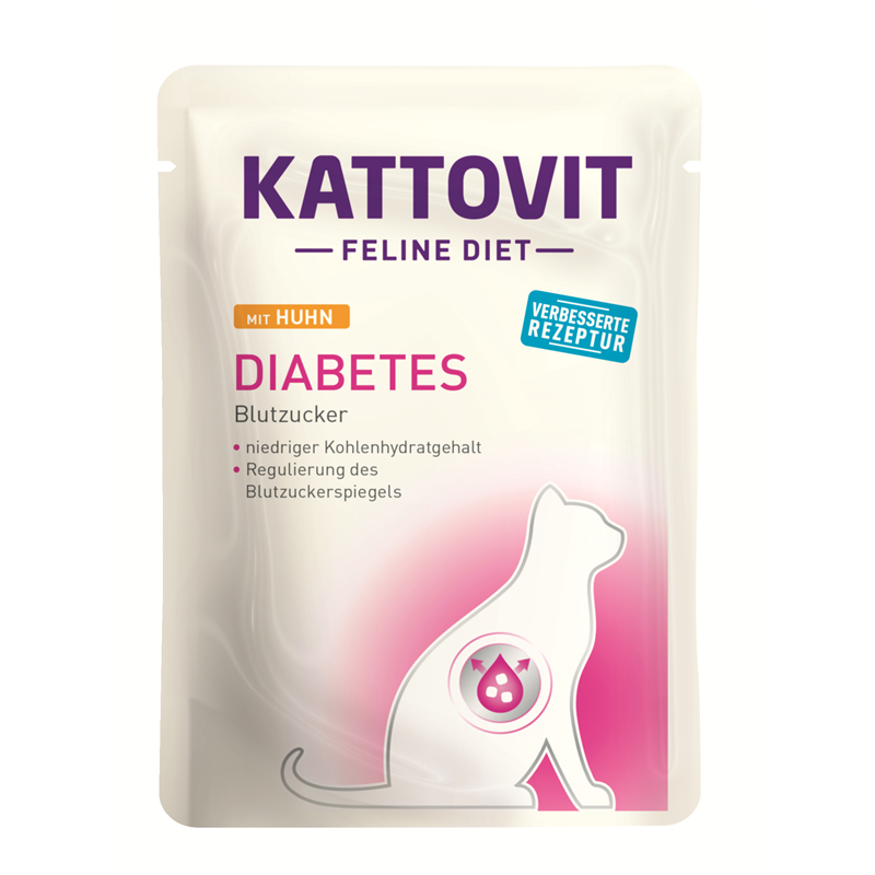 Kattovit Feline Diet Diabetes Huhn 85g