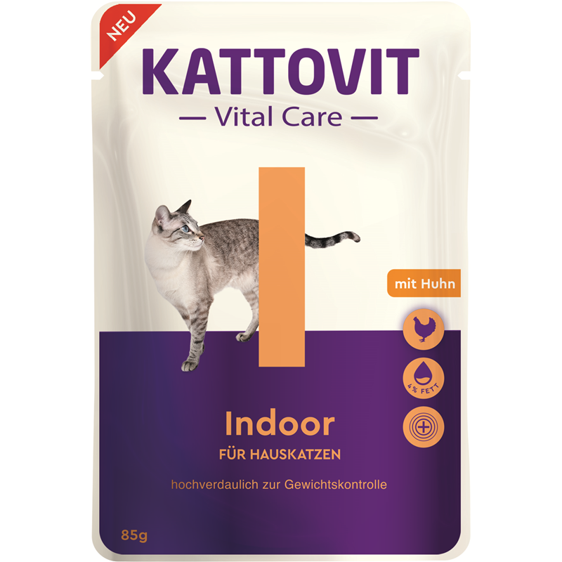 KATTOVIT Pouchbeutel Vital Care Indoor 85g