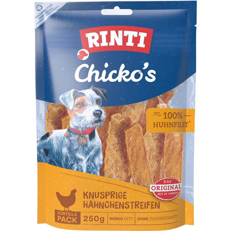 Rinti Snack Chicko Huhn Vorratspack 250g