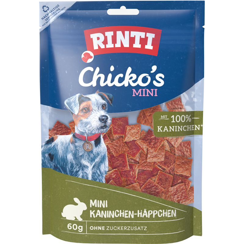 Rinti Snack Chicko Mini Kaninchen-Häppchen 60 g