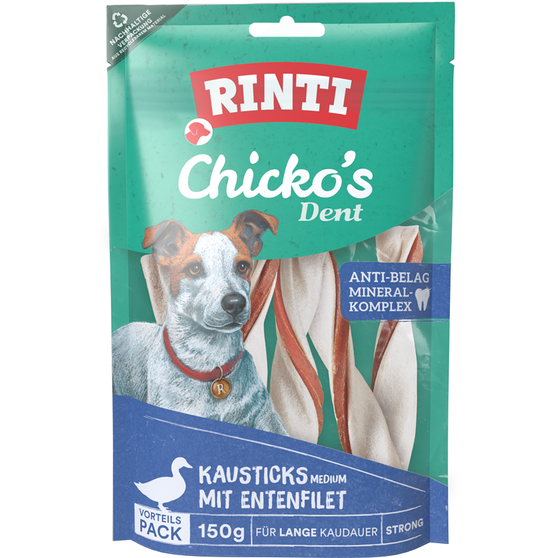 Rinti Snack Chicko Dent Ente Medi. 150g