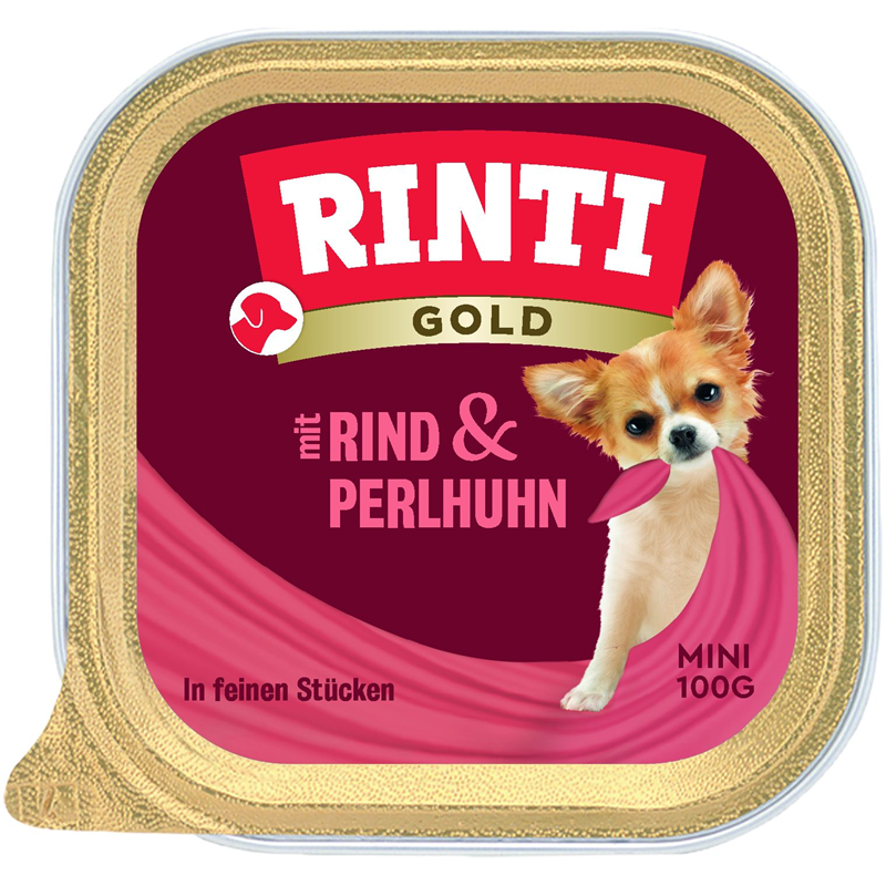 Rinti Gold mini Rind & Perlhuhn 100 g