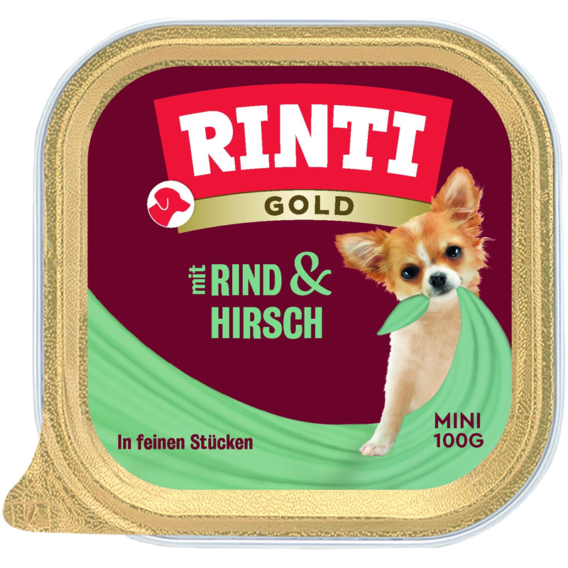 Finern Rinti Gold Mini Hirsch & Rind 100 g