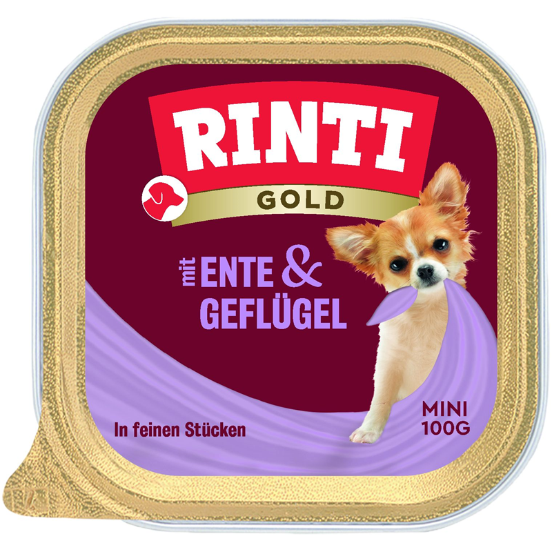 Rinti Gold mini Ente & Geflügel 100g