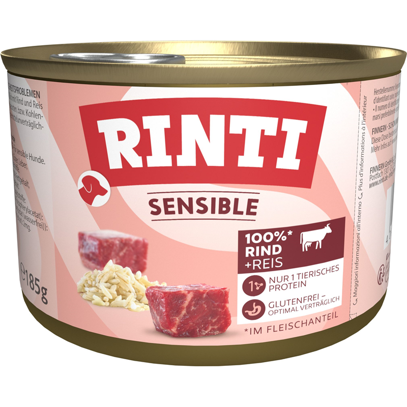 Rinti Sensible Lamm & Reis 800g