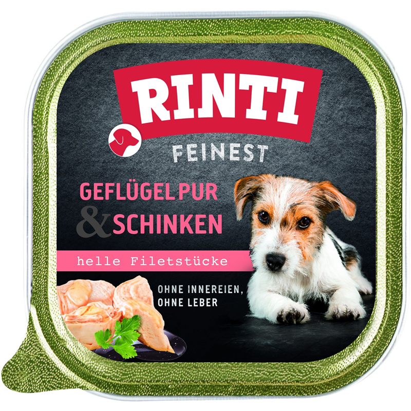 Rinti Feinest Geflügel Pur & Schinken 150g