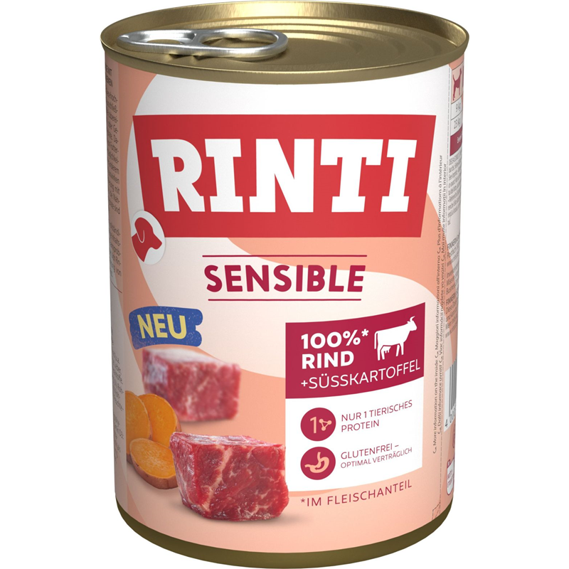 Rinti Sensible Rind & Süßkartoffel 400 g