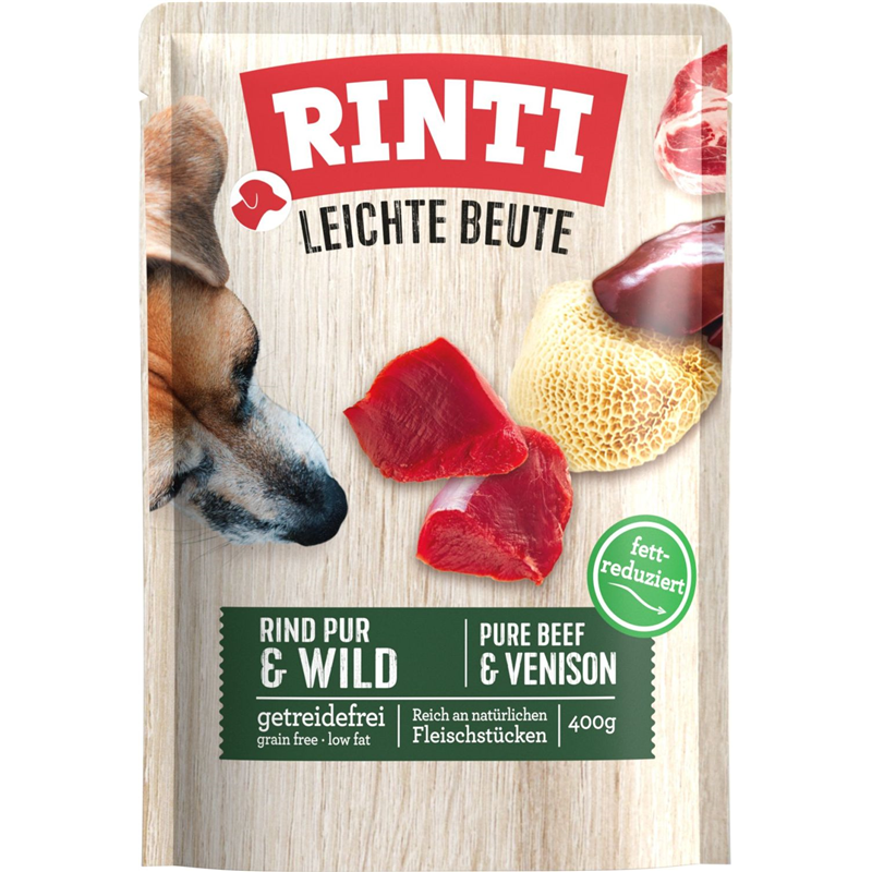 Rinti Leichte Beute Rind Pur + Wild 400 g