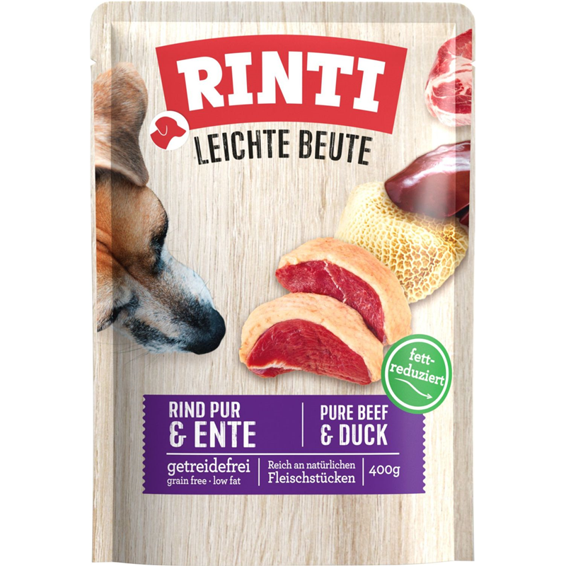 Rinti Leichte Beute Rind Pur + Ente 400 g